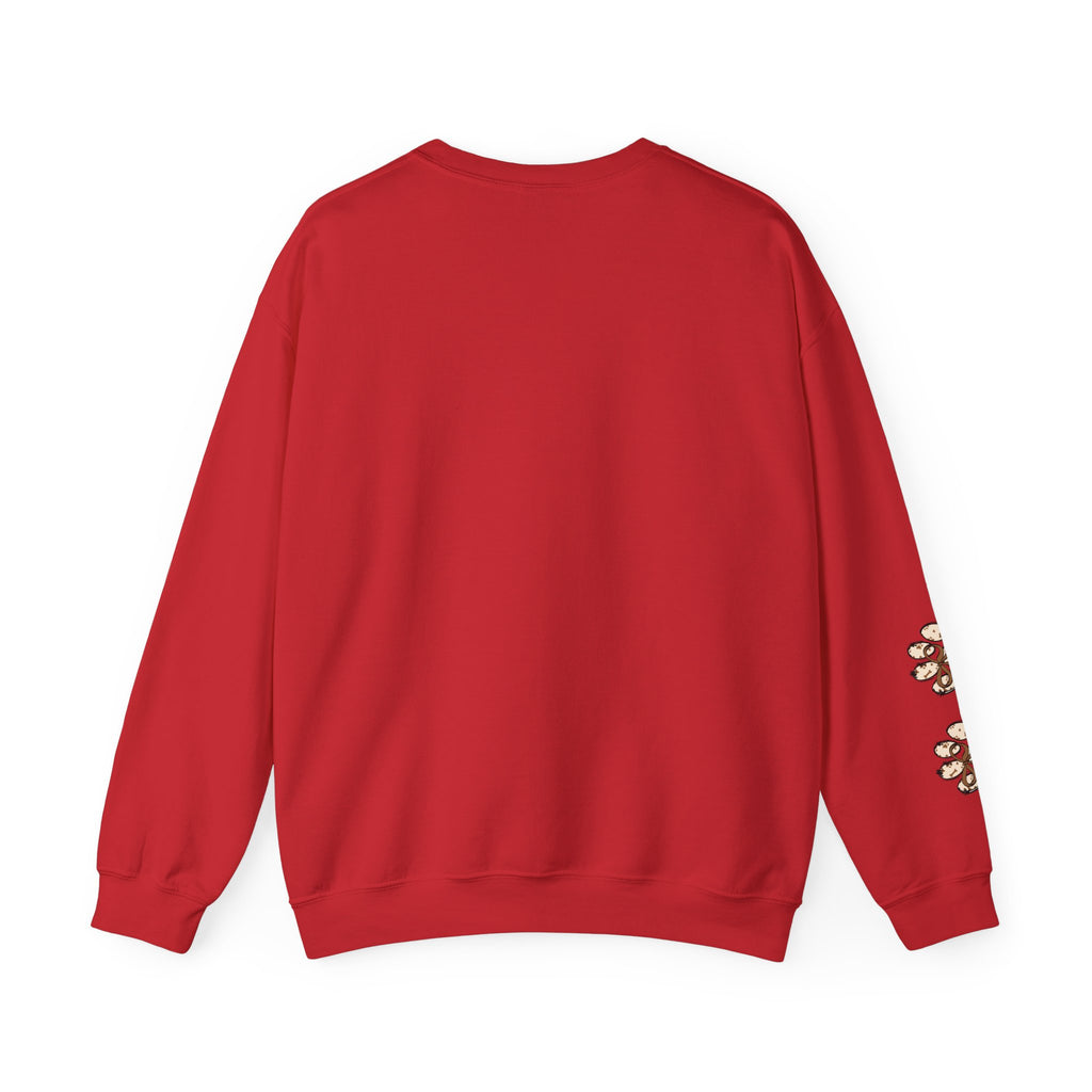 Dog Mama Leopard Print Crewneck Sweatshirt