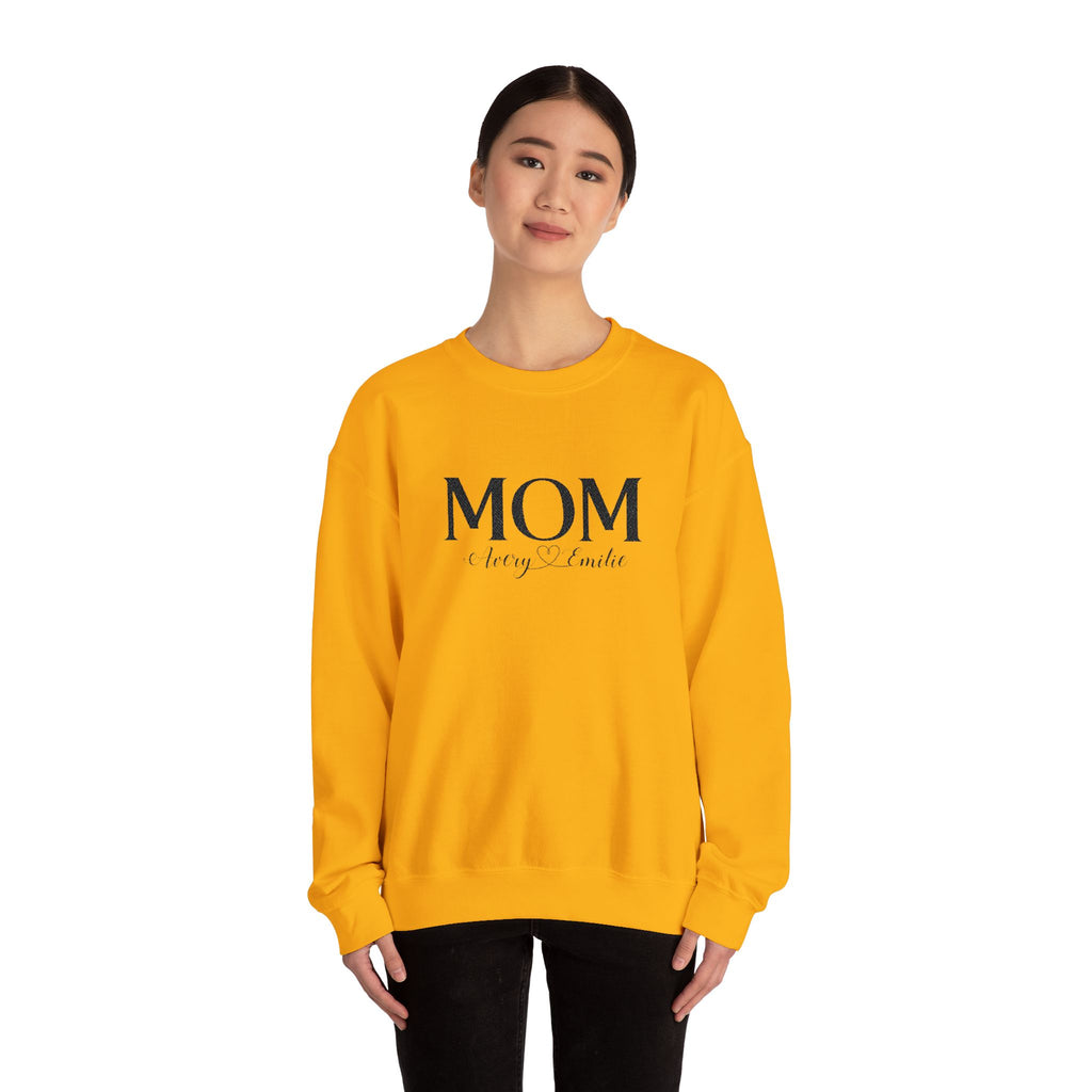 Custom Mom with Kids Names Sweatshirt