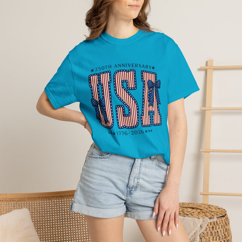 USA 250th Anniversary T-Shirt — 1776–2026 Patriotic Independence Day Tee