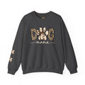 Dog Mama Leopard Print Crewneck Sweatshirt