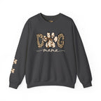 Dog Mama Leopard Print Crewneck Sweatshirt