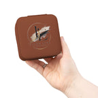 Custom Compact Jewelry Travel Case – Organizer with Ring & Earring Compartments