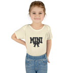 Mini Baby Bodysuit — "MINI" Bow Infant Onesie