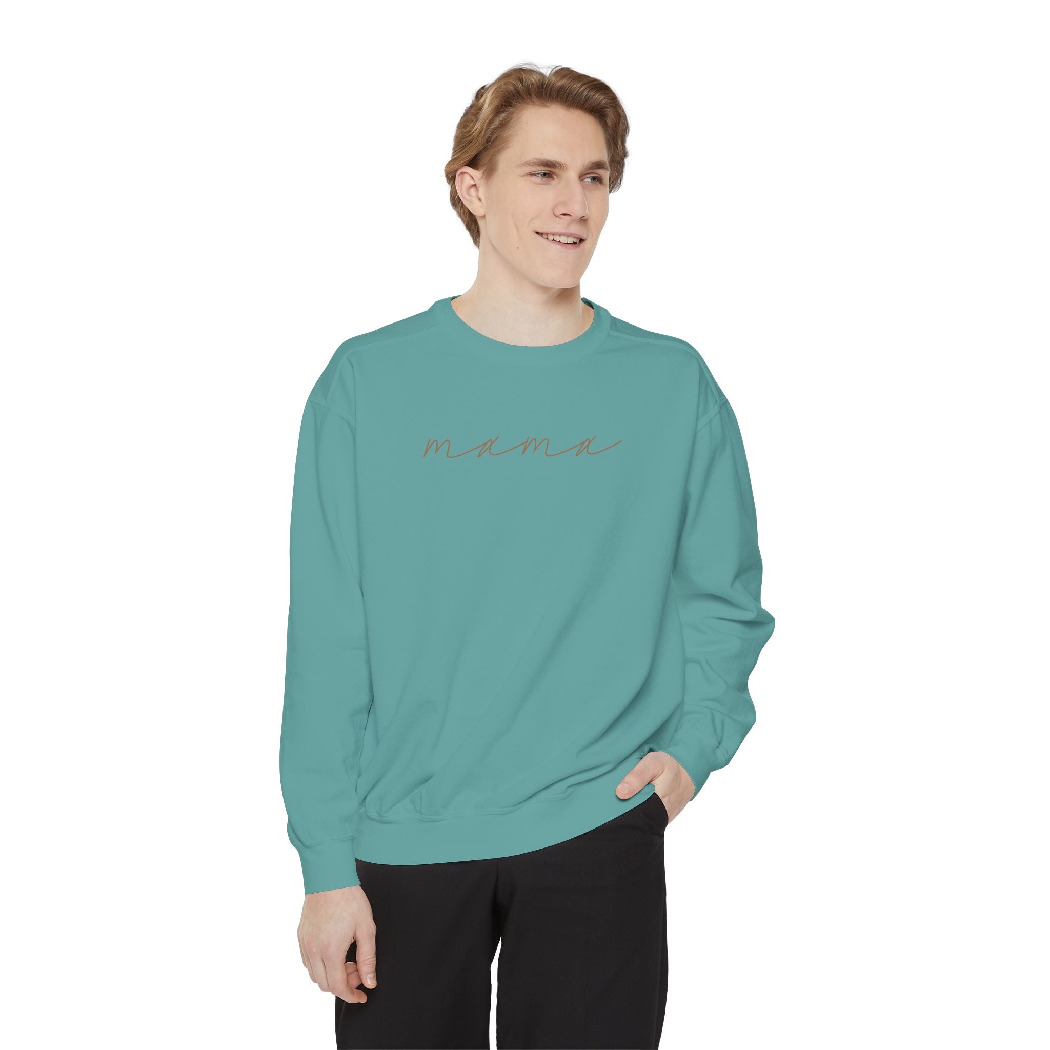 Mama Script Sweatshirt — Cozy Crewneck for New Moms & Gifts