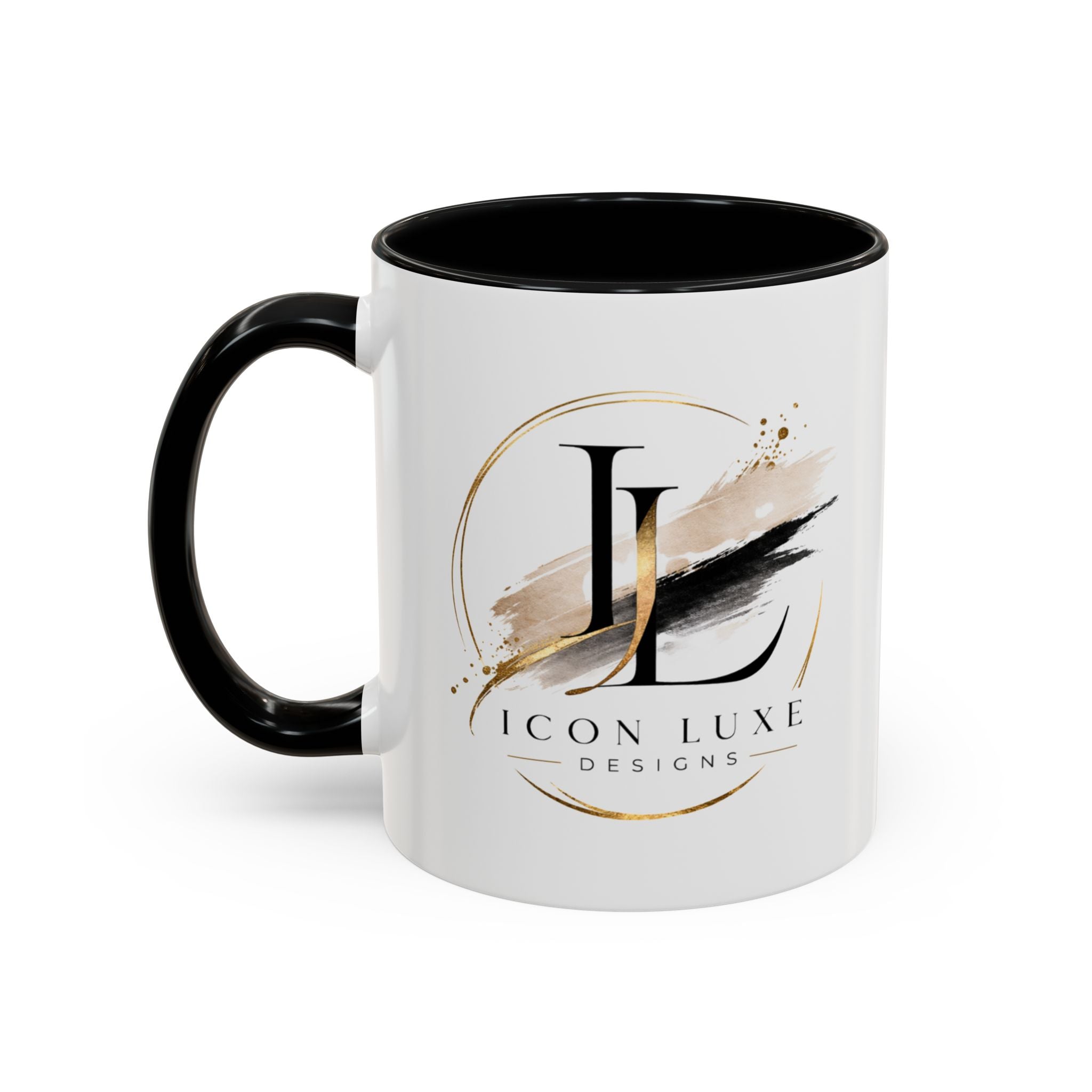 Custom Accent Coffee Mug — Ceramic Mug (11/15oz)