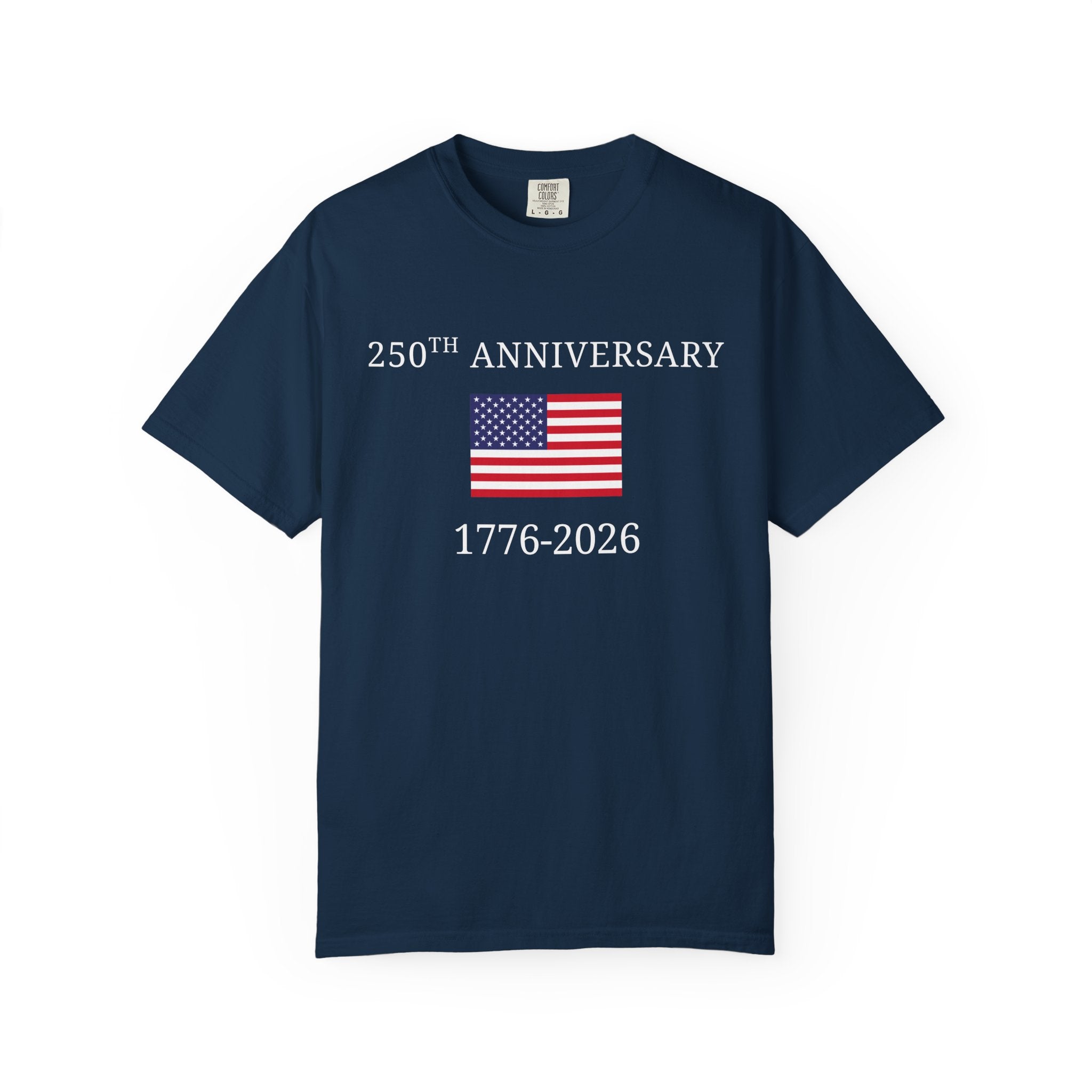 T-Shirt — 250th Anniversary USA Flag 1776-2026 Patriotic Shirt