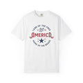 America Land of the Free Graphic T-Shirt — Patriotic 1776 Home of the Brave Tee