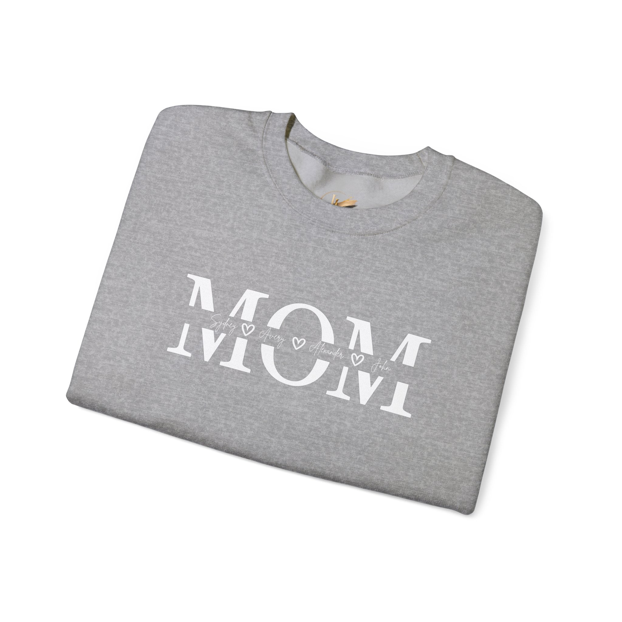 Customized Mom with Children's Names Crewneck Sweatshirt