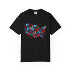 USA Map T-Shirt —  Patriotic Tee