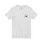 Custom Pocket V‑Neck Tee — Bella + Canvas