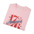 America Land of the Free Graphic T-Shirt — Patriotic