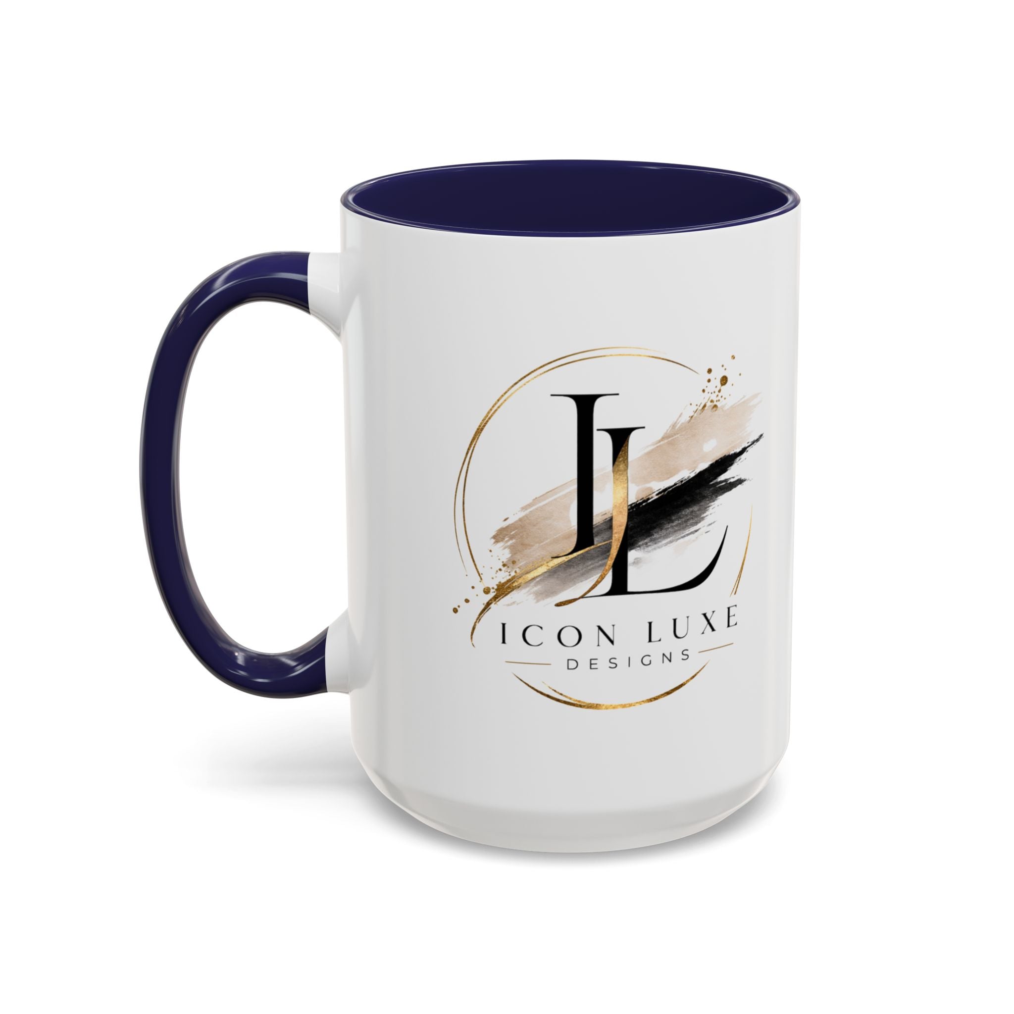 Custom Accent Coffee Mug — Ceramic Mug (11/15oz)