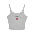 200 Years of Freedom Tank Top — 1776–1976 Patriotic Cropped Spaghetti Strap