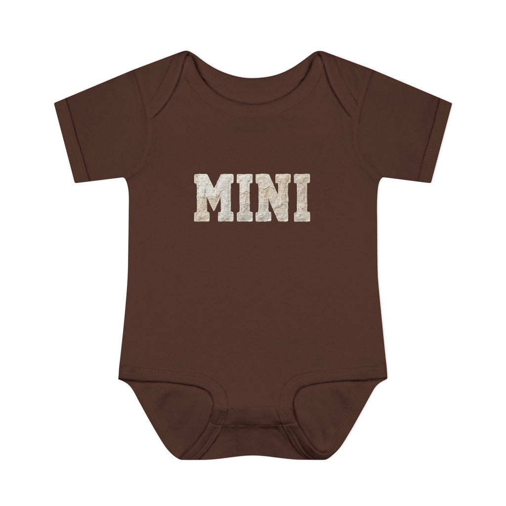 MINI Infant Bodysuit – Cute Baby Onesie with 'MINI' Text