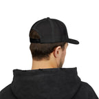 God Script Trucker Cap — Gold Sparkle Faith Snapback