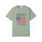 America 250th Birthday T-Shirt - Patriotic Flag Tee for 4th of July