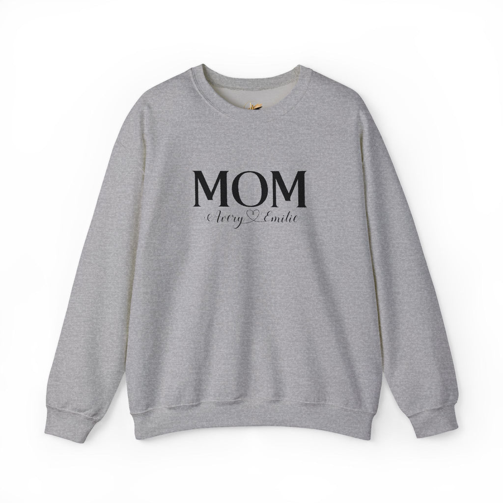 Custom Mom with Kids Names Sweatshirt