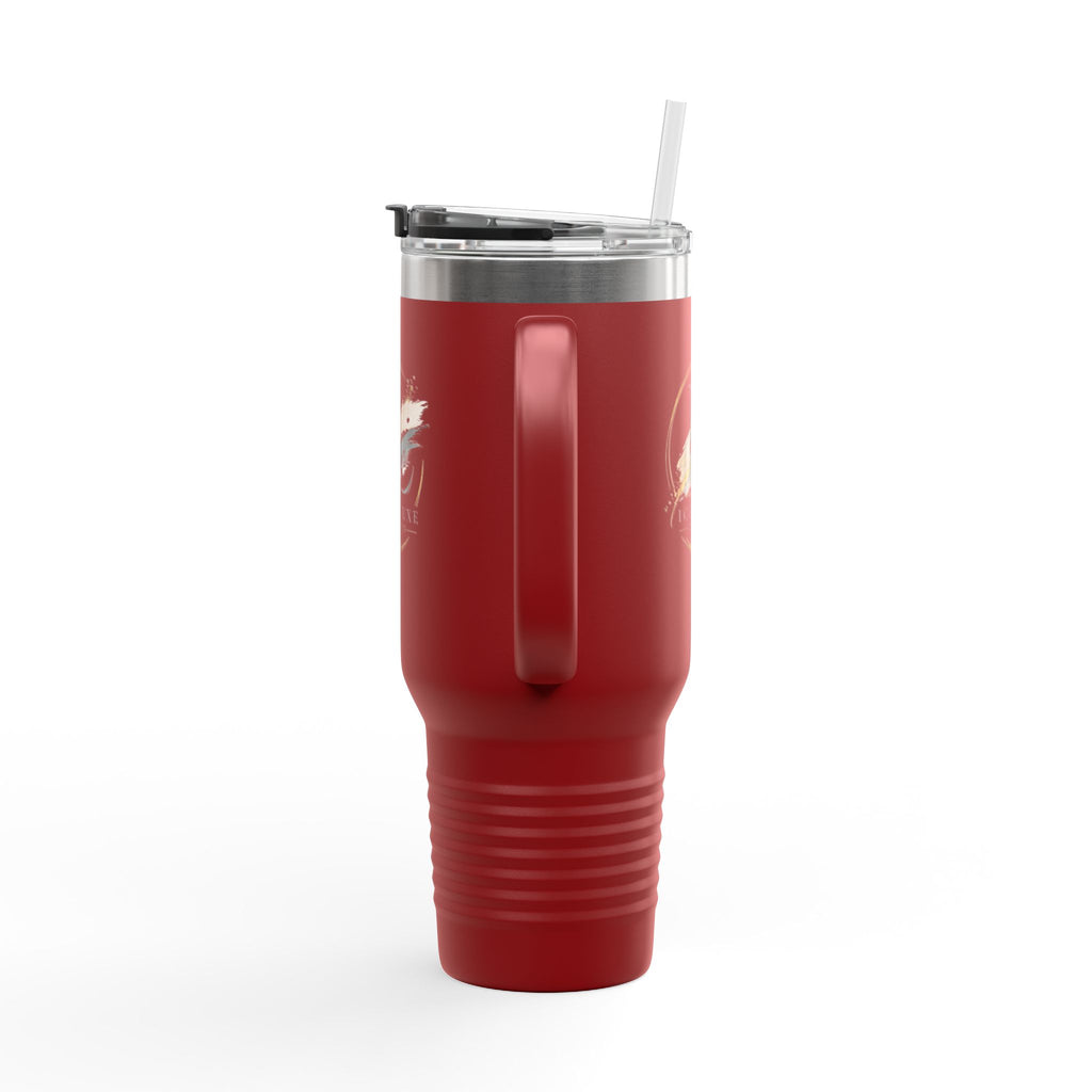 Custom 40oz Insulated Travel Mug with Handle