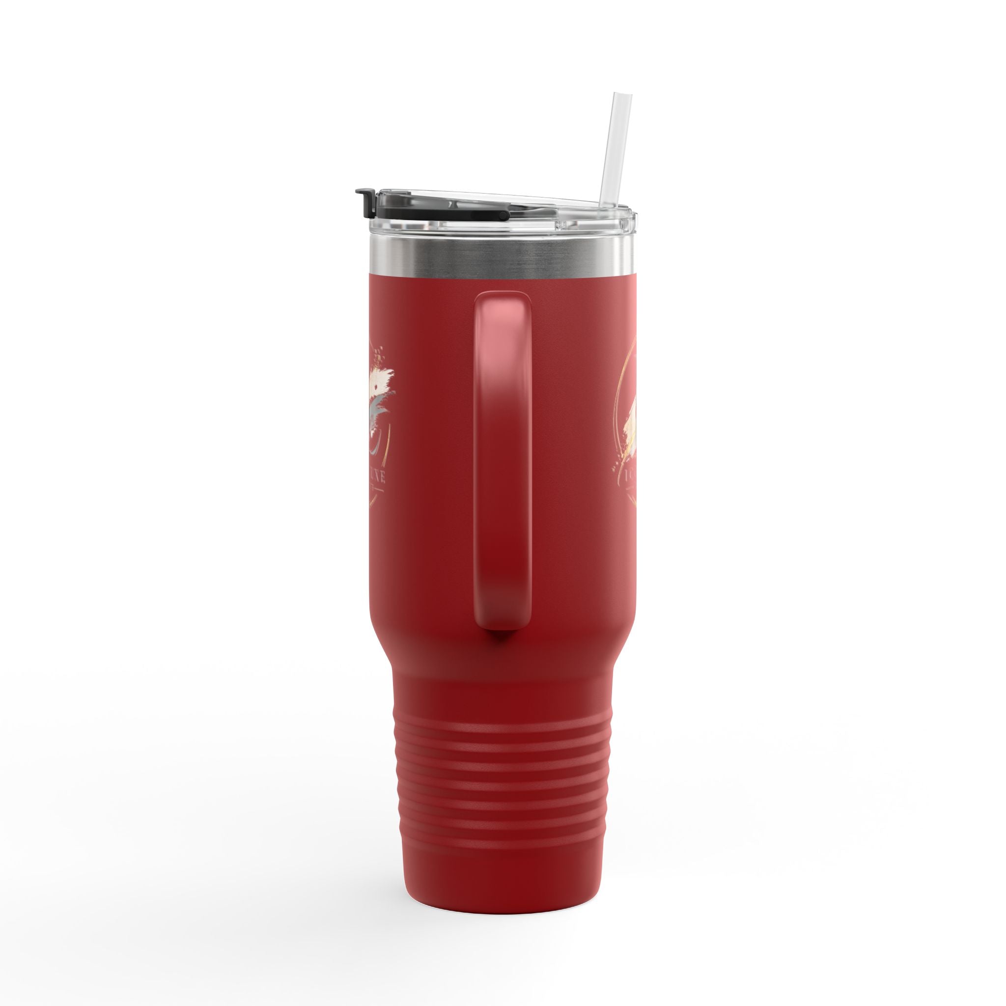 Custom 40oz Insulated Travel Mug with Handle