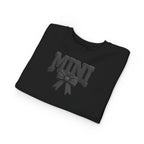 Toddler Sweatshirt - 'Mini' Bow Graphic Pullover