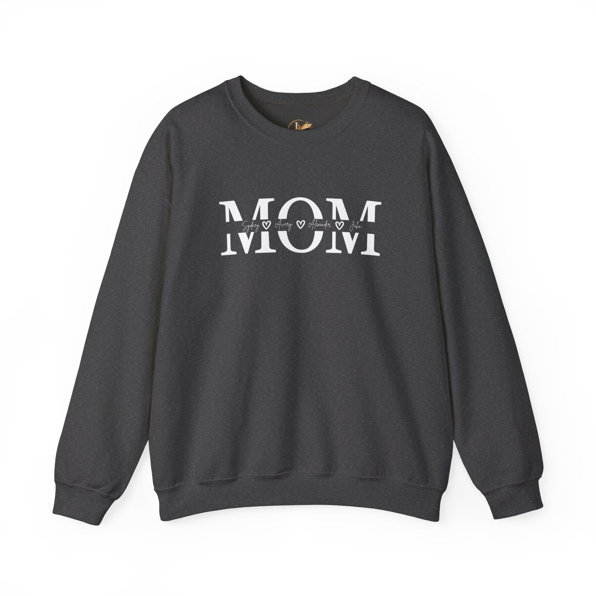 Customized Mom with Children's Names Crewneck Sweatshirt