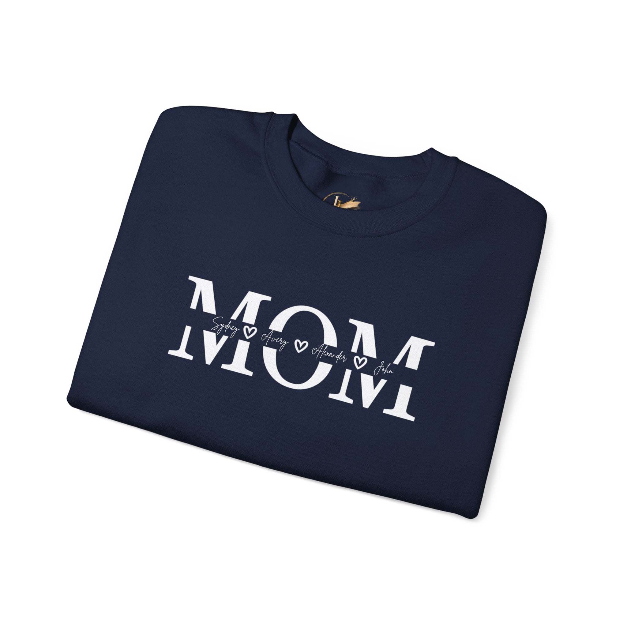 Customized Mom with Children's Names Crewneck Sweatshirt
