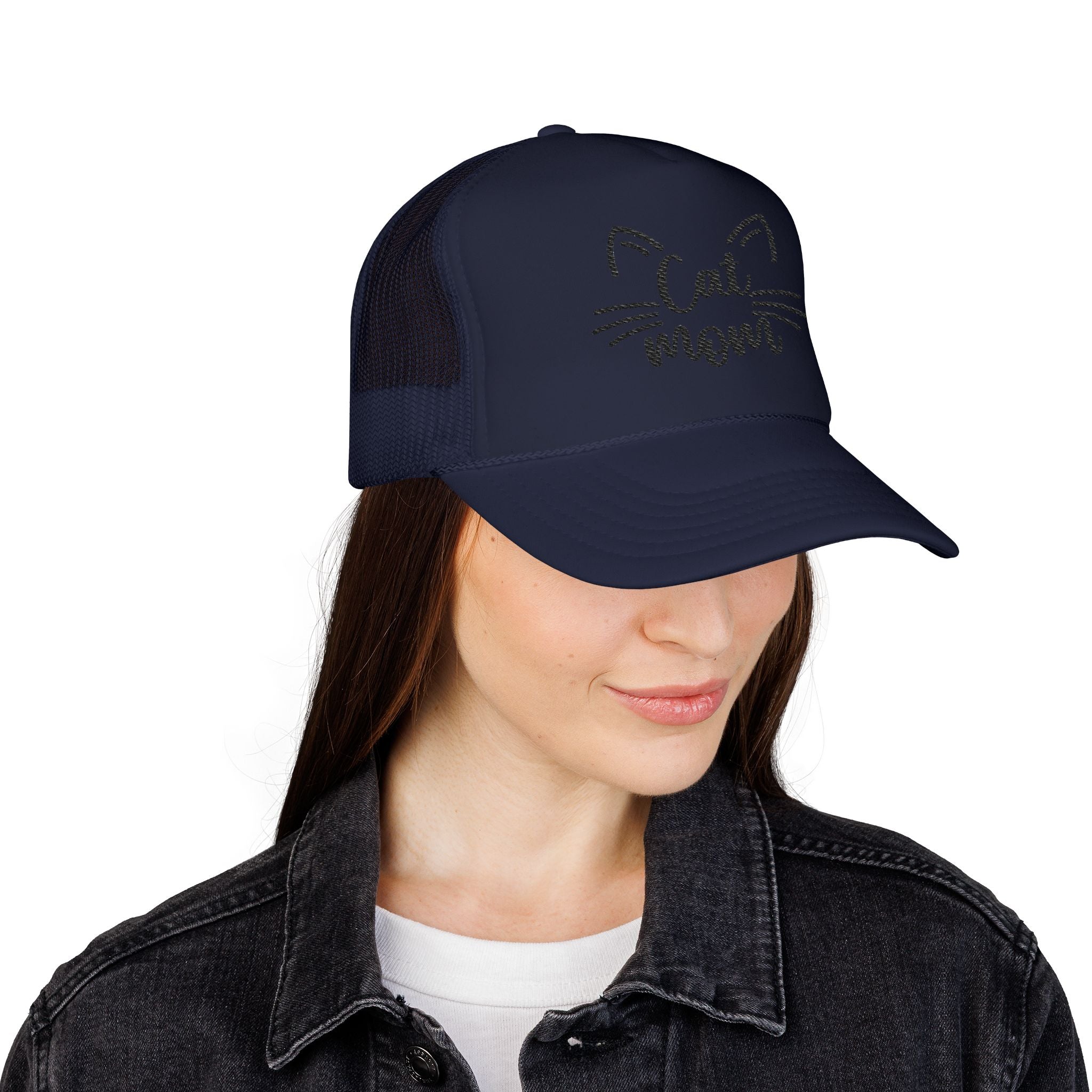Cat Mom Foam Trucker Hat