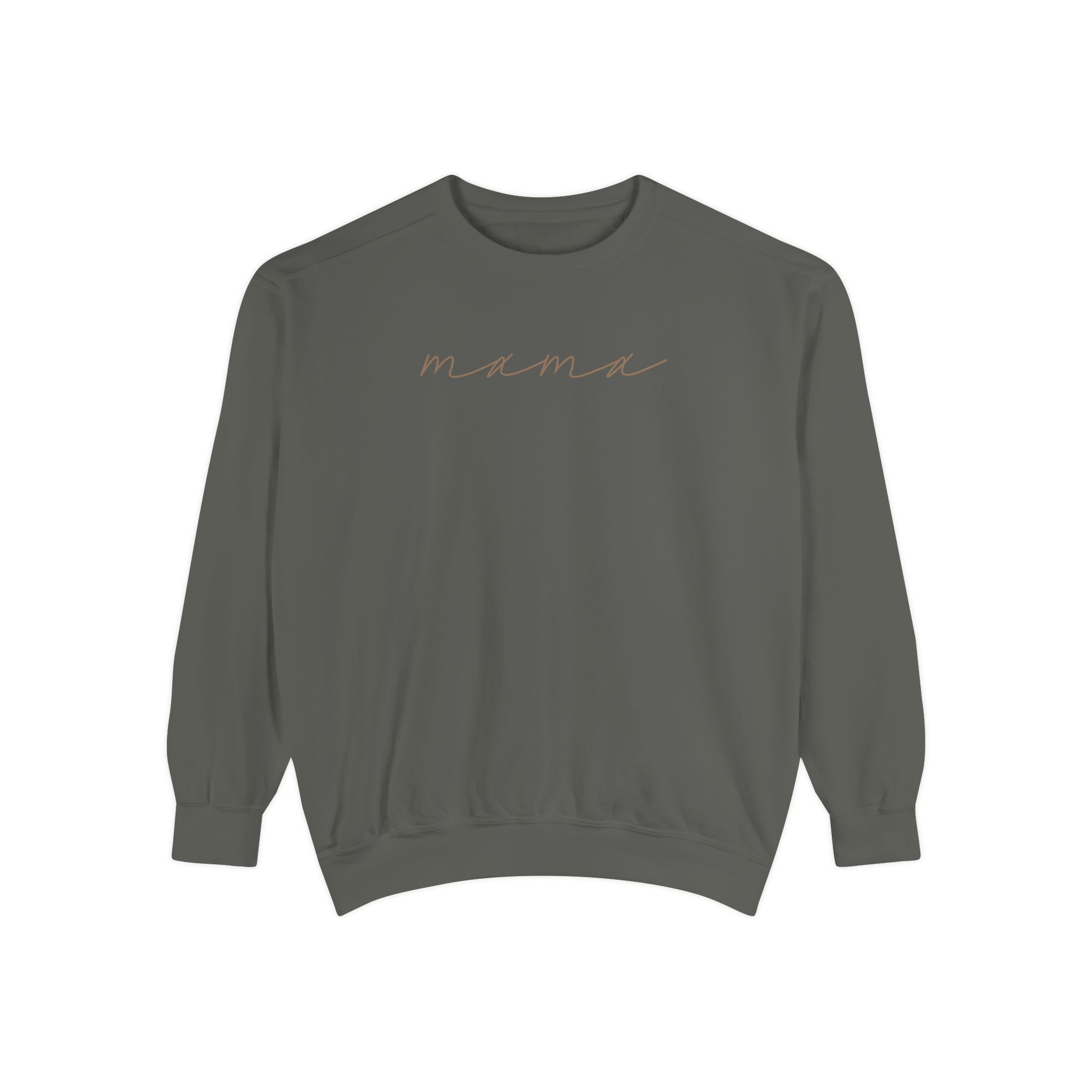 Mama Script Sweatshirt — Cozy Crewneck for New Moms & Gifts