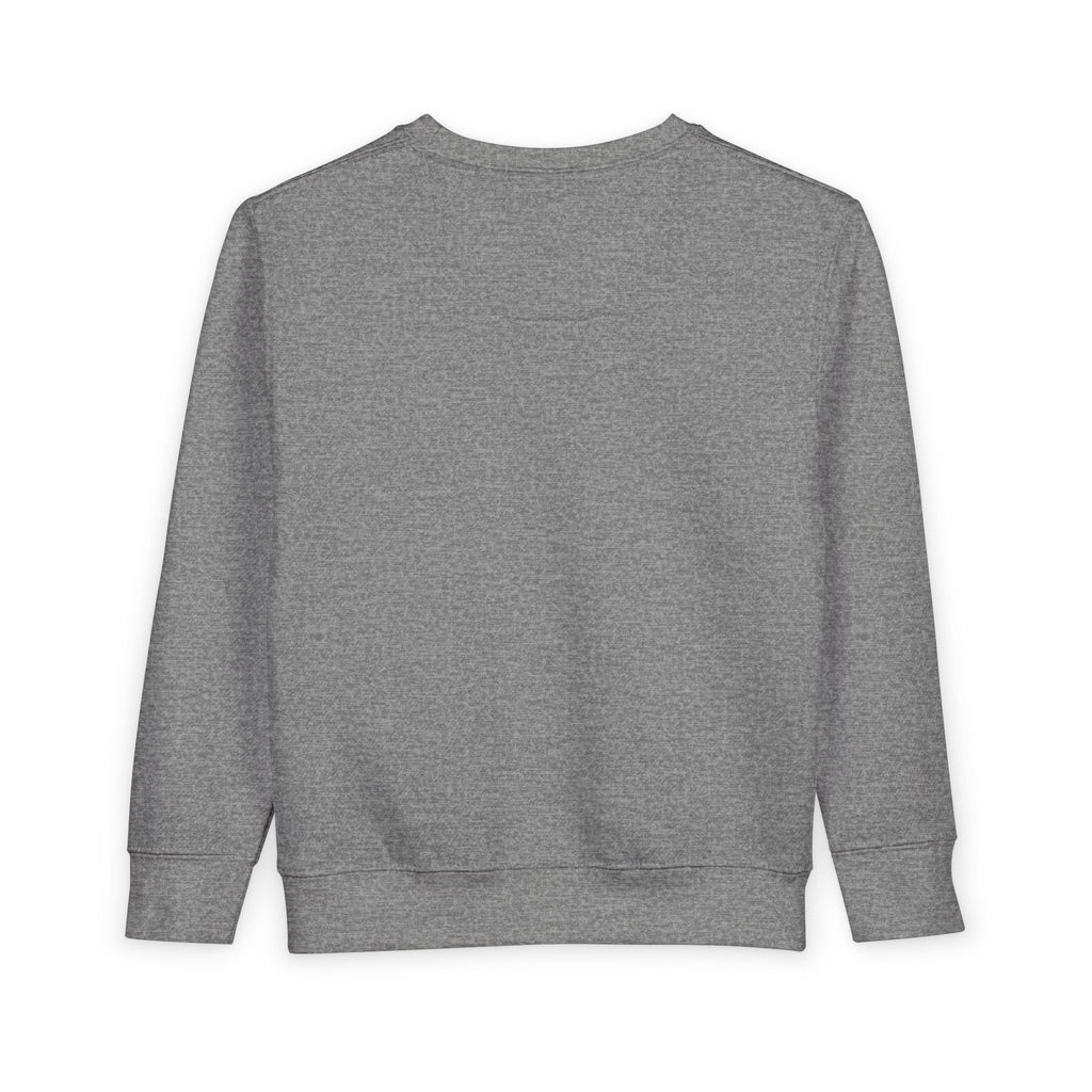 Mini Toddler Sweatshirt — Neutral Lettering Pullover