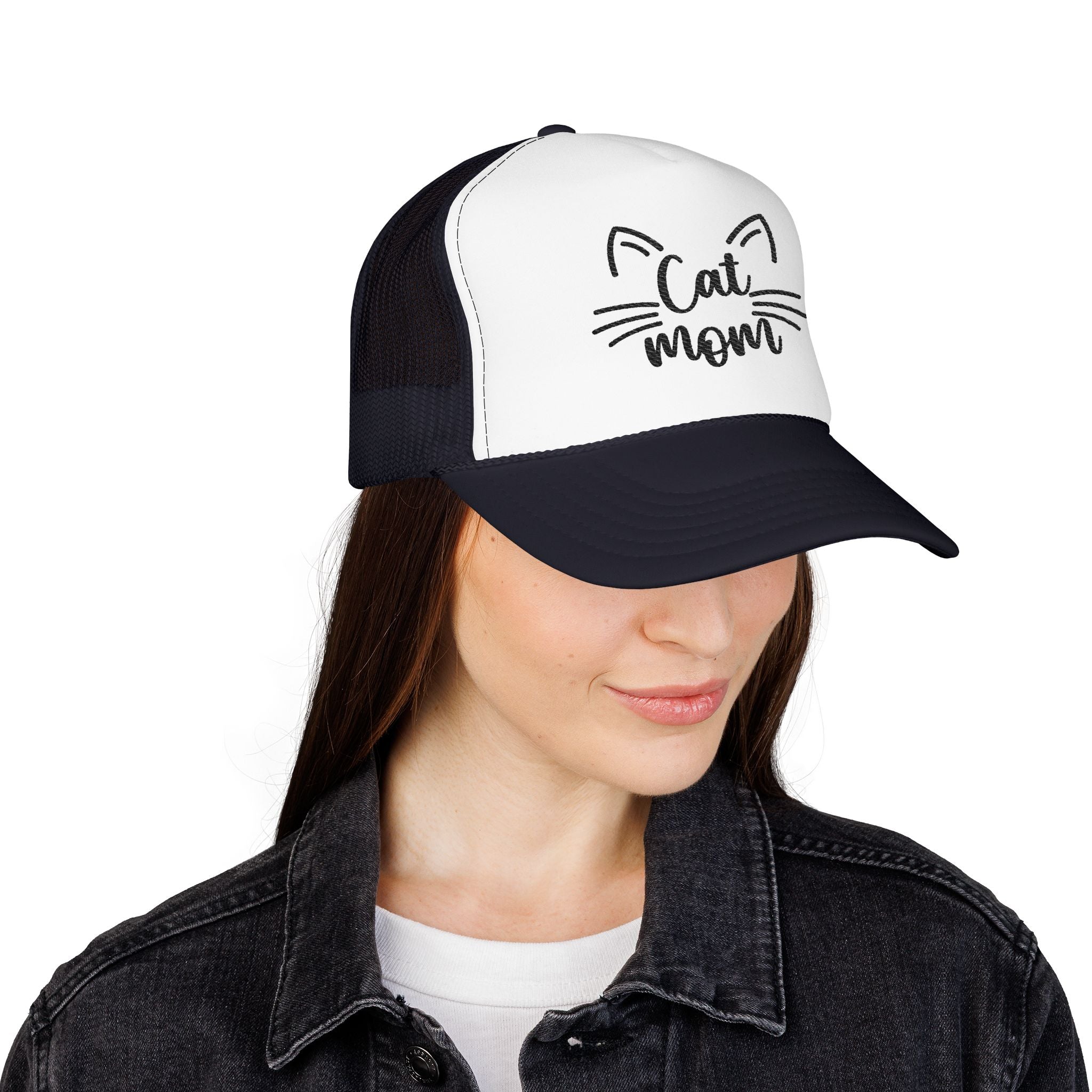 Cat Mom Foam Trucker Hat