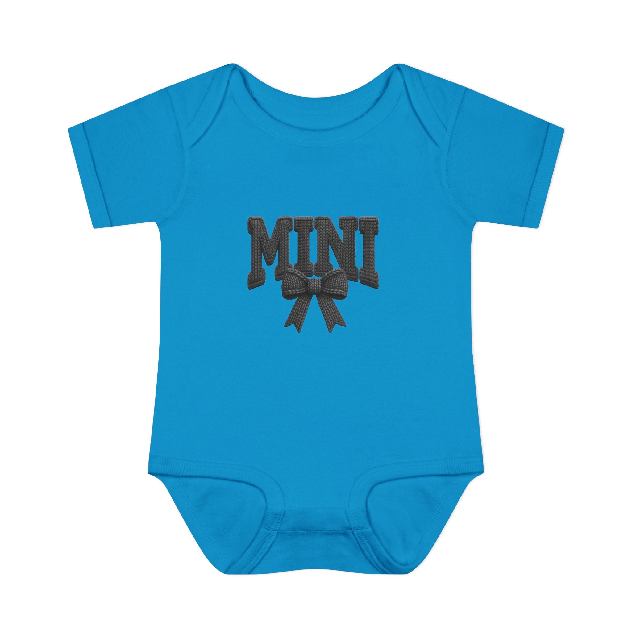 Mini Baby Bodysuit — "MINI" Bow Infant Onesie
