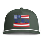 'Merica Flag Rope Cap — Vintage American Pride Hat