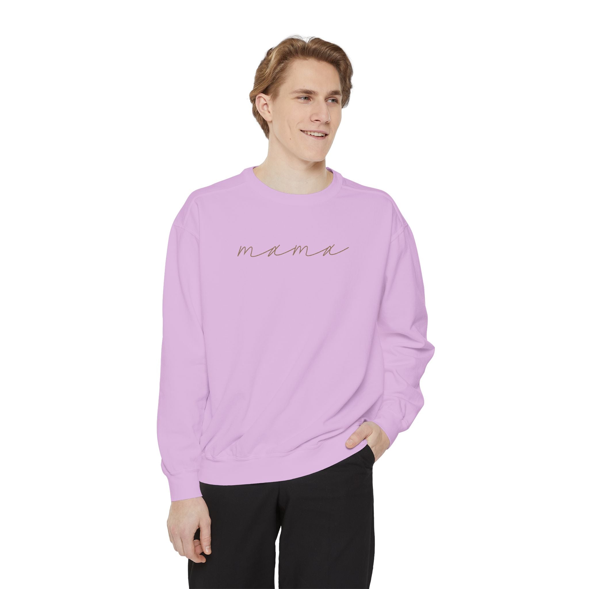 Mama Script Sweatshirt — Cozy Crewneck for New Moms & Gifts