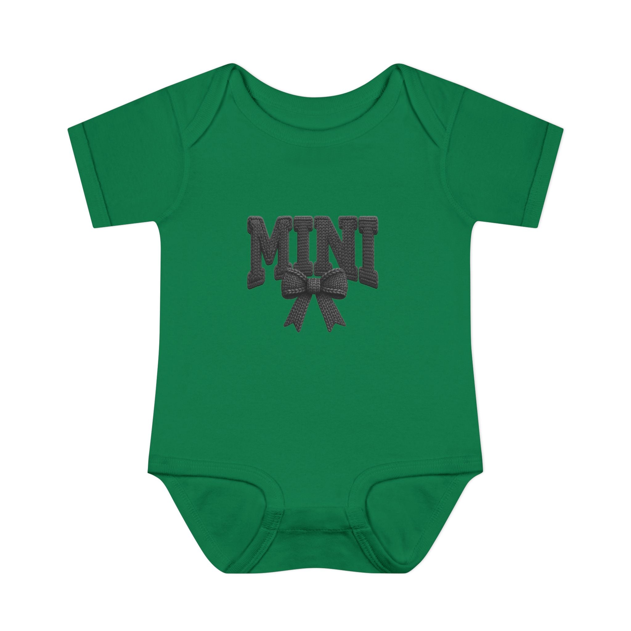 Mini Baby Bodysuit — "MINI" Bow Infant Onesie
