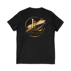 Custom Pocket V‑Neck Tee — Bella + Canvas