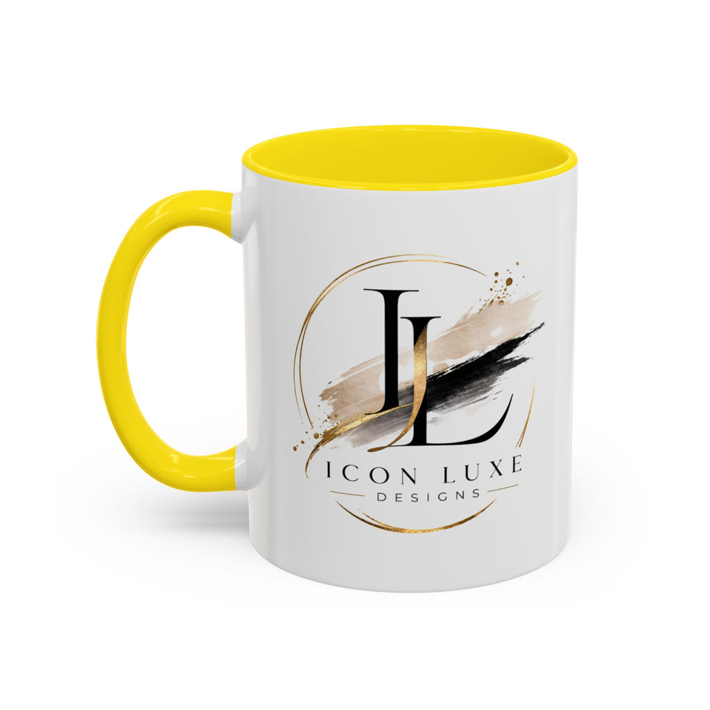 Custom Accent Coffee Mug — Ceramic Mug (11/15oz)