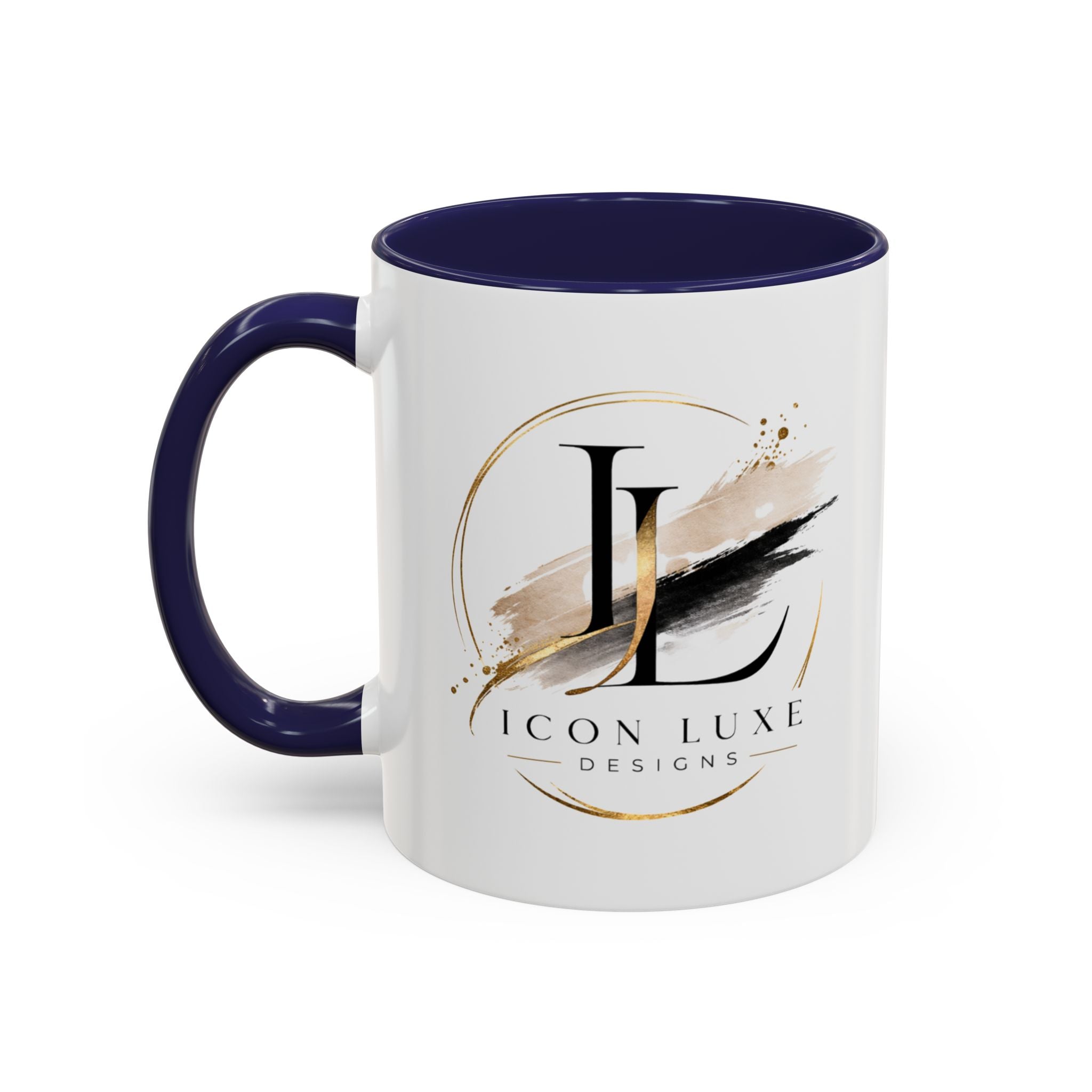 Custom Accent Coffee Mug — Ceramic Mug (11/15oz)