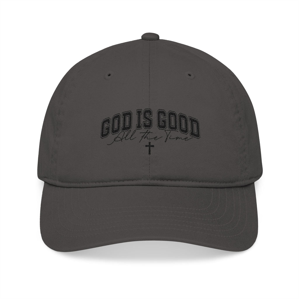 Baseball Cap — "God Is Good All The Time" Embroidered Christian Hat