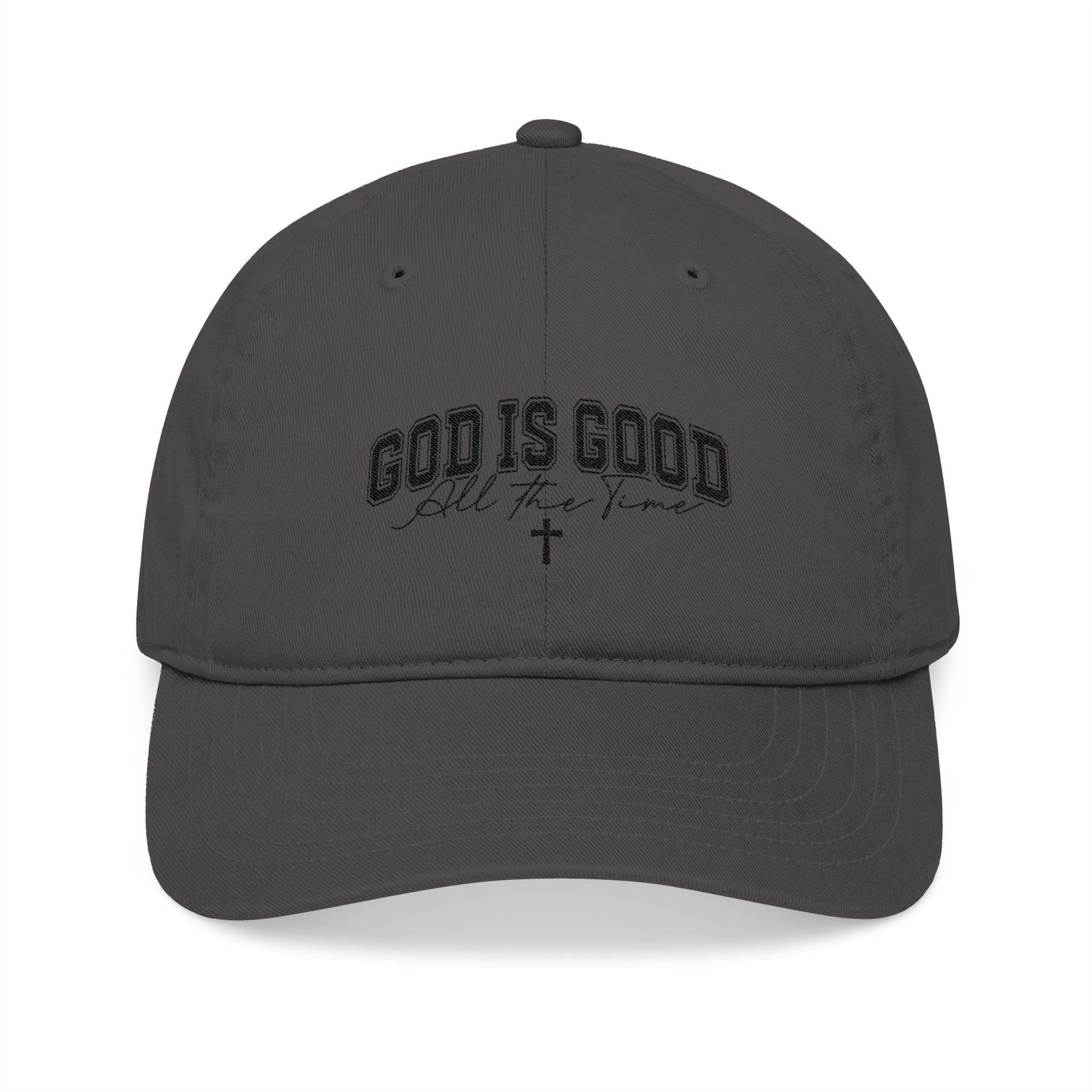 Baseball Cap — "God Is Good All The Time" Embroidered Christian Hat