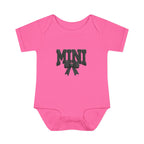 Mini Baby Bodysuit — "MINI" Bow Infant Onesie