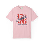 America Land of the Free Graphic T-Shirt — Patriotic