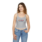 Patriotic Crop Tank Top - "230 years of freedom" July 4th Graphic