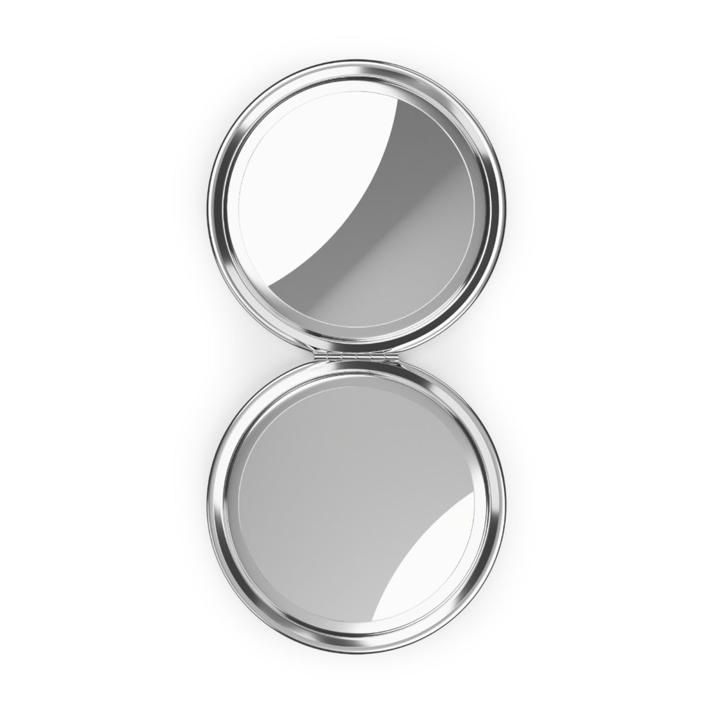 Custom Compact Travel Mirror — Round Pocket Mirror