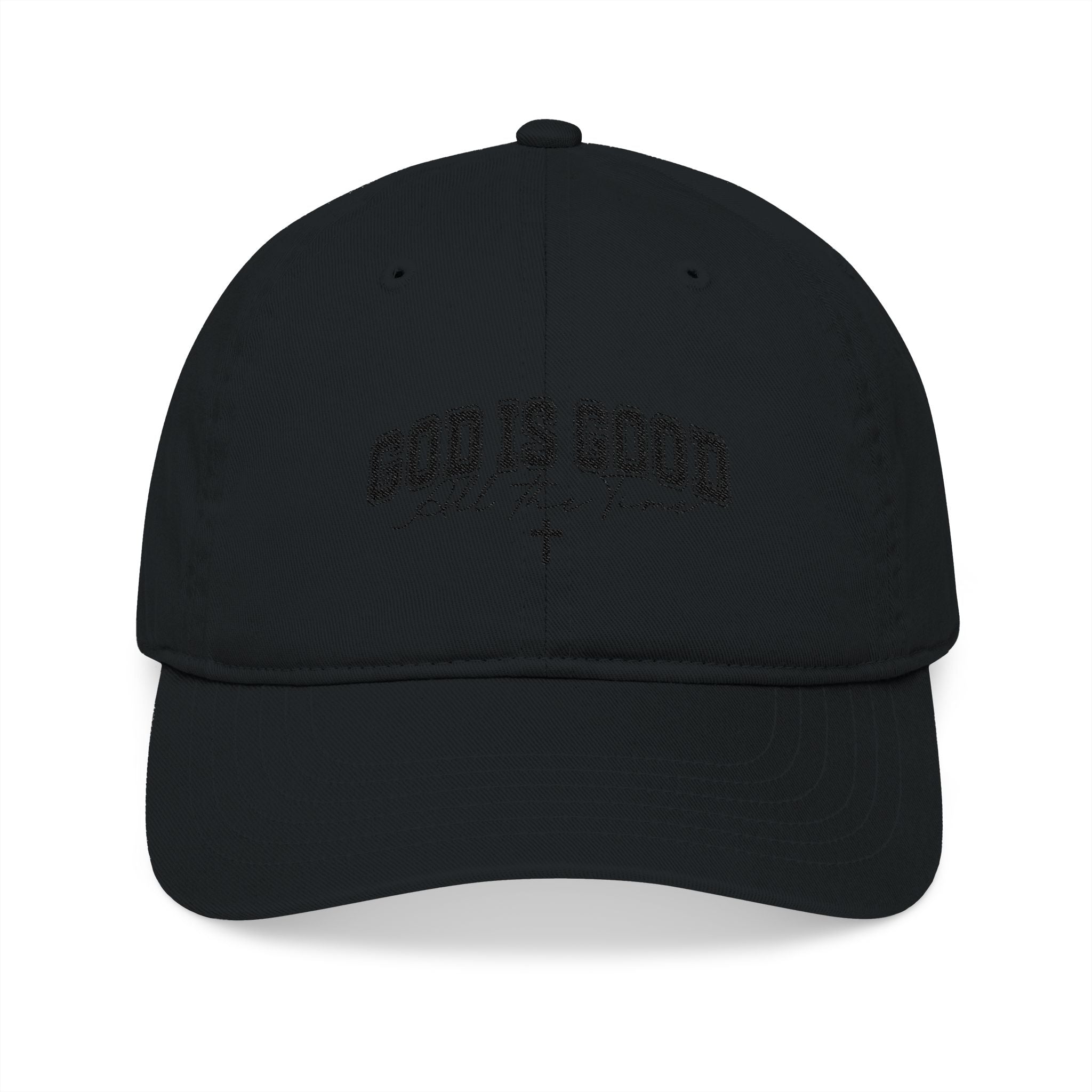 Baseball Cap — "God Is Good All The Time" Embroidered Christian Hat