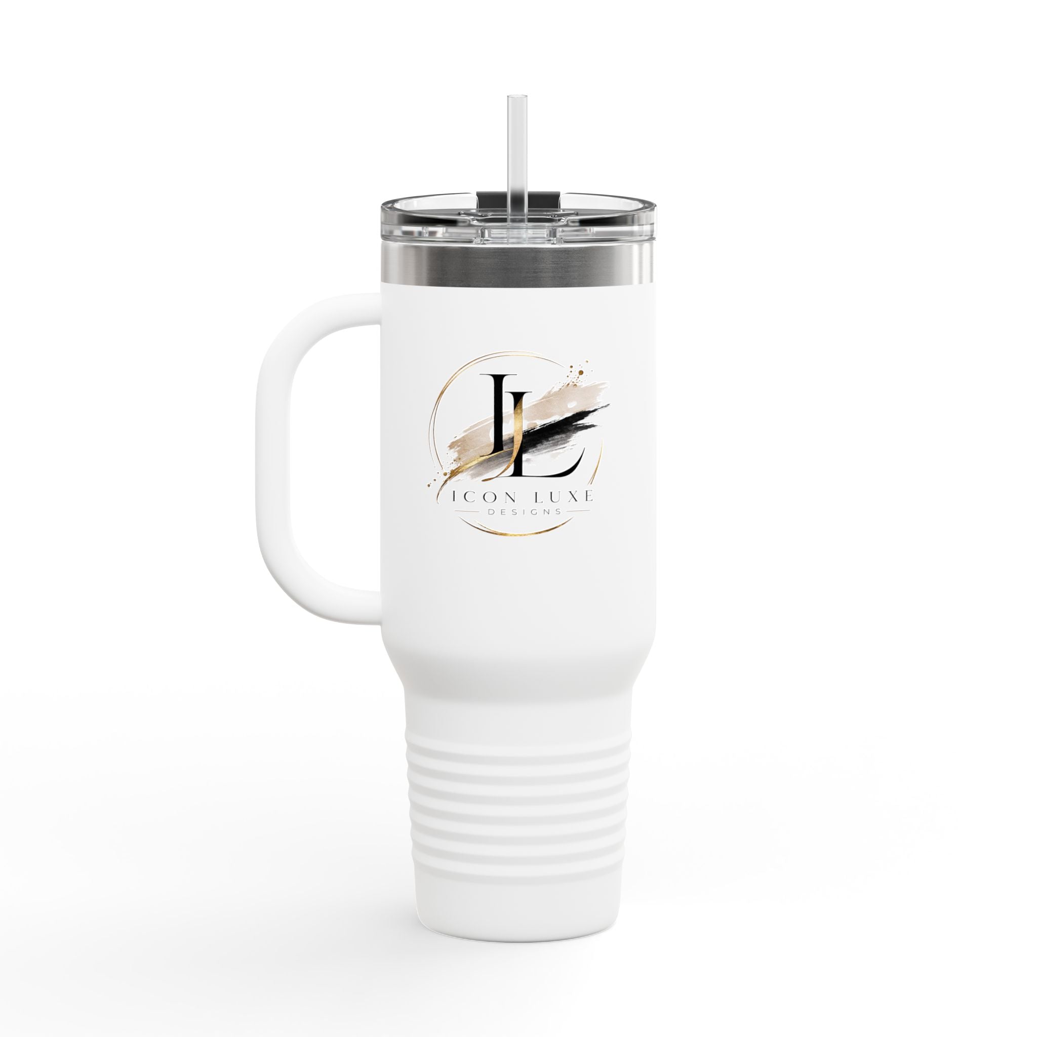 Custom 40oz Insulated Travel Mug with Handle