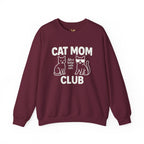 Cat Mom Club Sweatshirt – "Life is Better with Cats" Cozy Crewneck