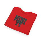 Toddler Sweatshirt - 'Mini' Bow Graphic Pullover