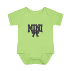 Mini Baby Bodysuit — "MINI" Bow Infant Onesie