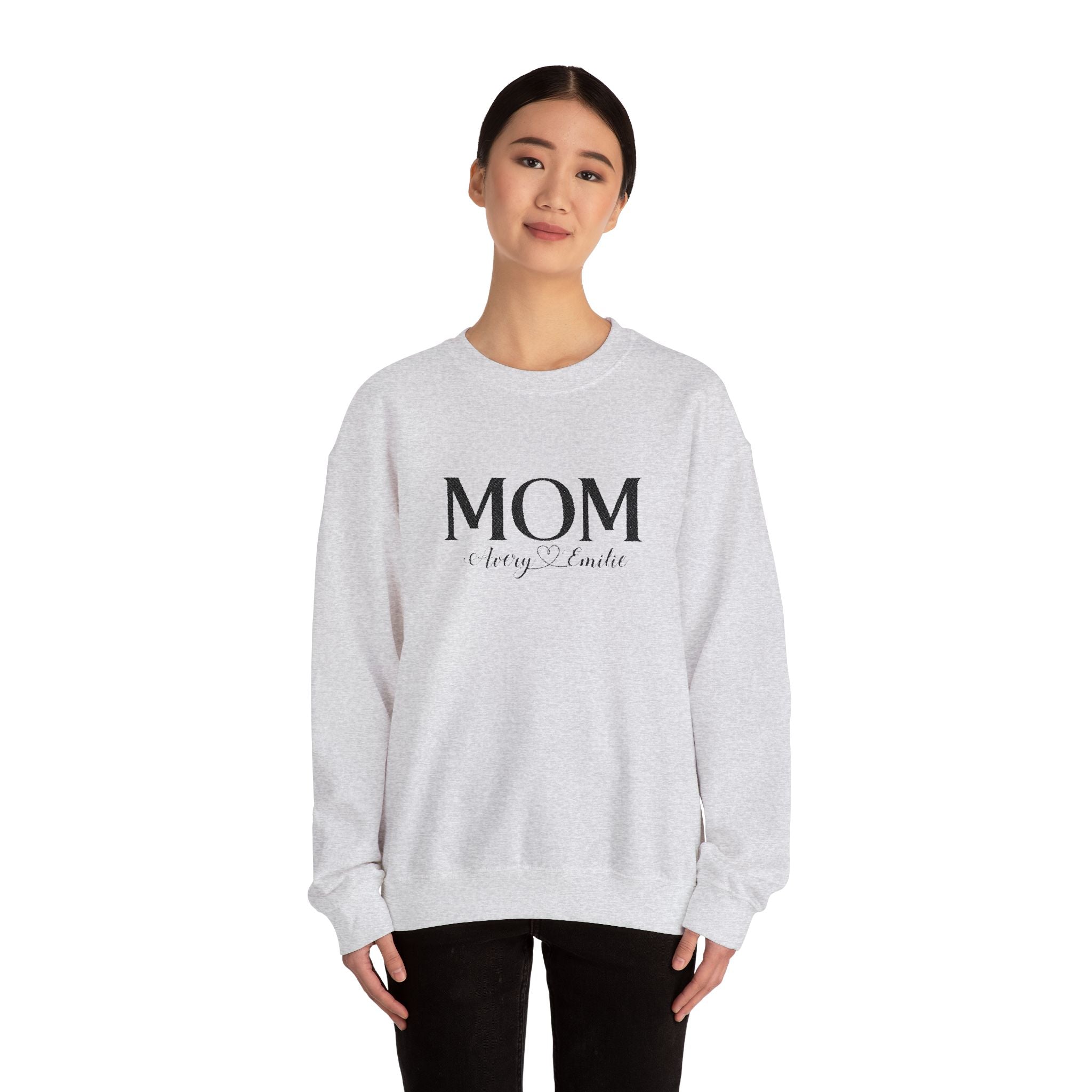 Custom Mom with Kids Names Sweatshirt