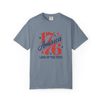 America Land of the Free Graphic T-Shirt — Patriotic